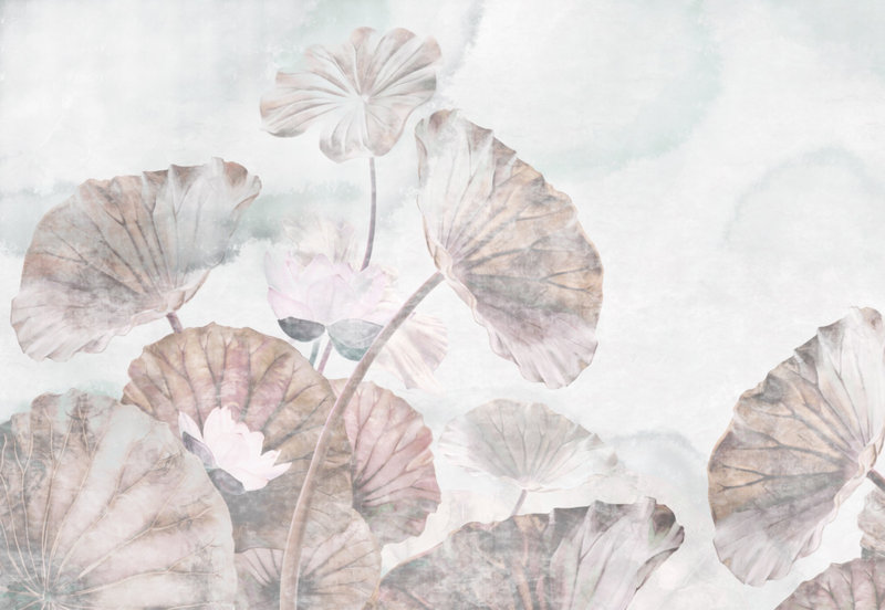 Lotus Garden floral and botanical wallpaper – LH Lifestyle
